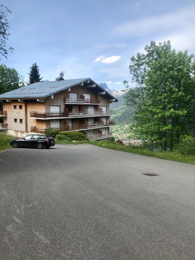 Studio Turquoise quartier Grattague vue MontBlanc Saint-Gervais-les-Bains Esterno foto