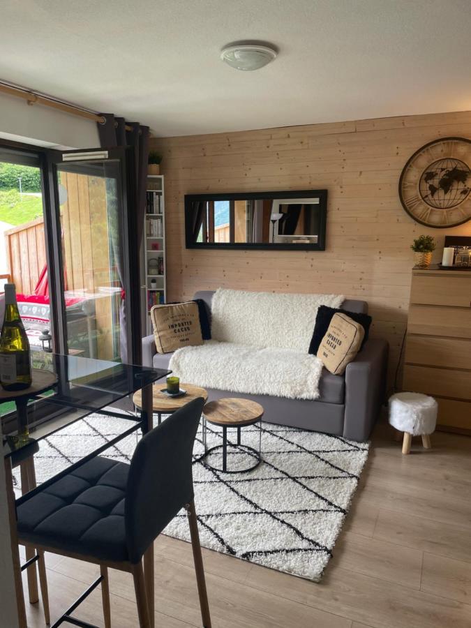 Studio Turquoise quartier Grattague vue MontBlanc Saint-Gervais-les-Bains Esterno foto
