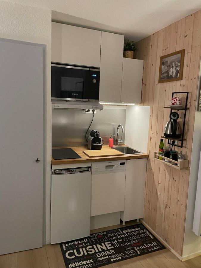 Studio Turquoise quartier Grattague vue MontBlanc Saint-Gervais-les-Bains Esterno foto